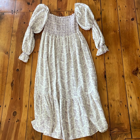 Breezy cotton maternity dress - Picture 3 of 5